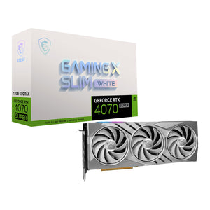 
                  
                    GeForce RTX 4070 SUPER 12G GAMING X SLIM WHITE
                  
                