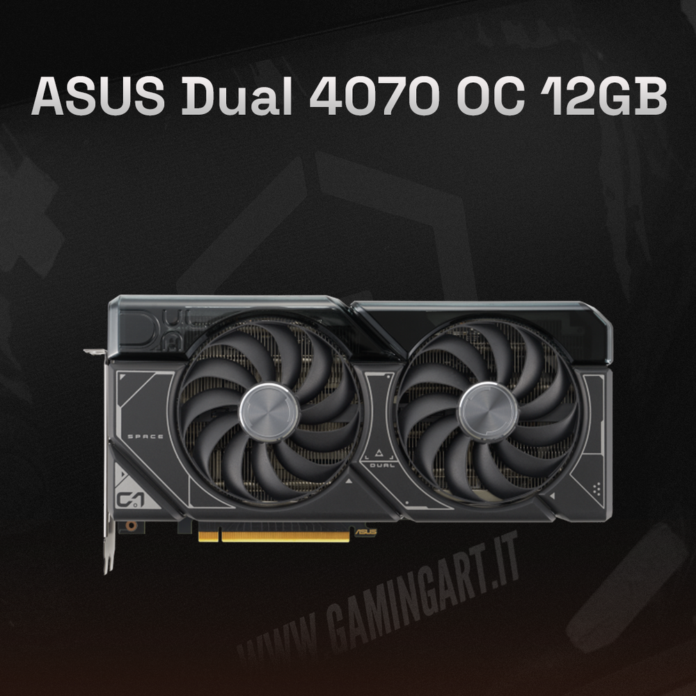 ASUS Dual GeForce RTX™ 4070 OC Edition 12GB GDDR6X DLSS 3
