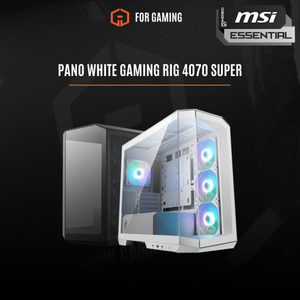 
                  
                    PANO GAMING RIG 4070 SUPER  POWERD BY MSI ESSENTIAL
                  
                