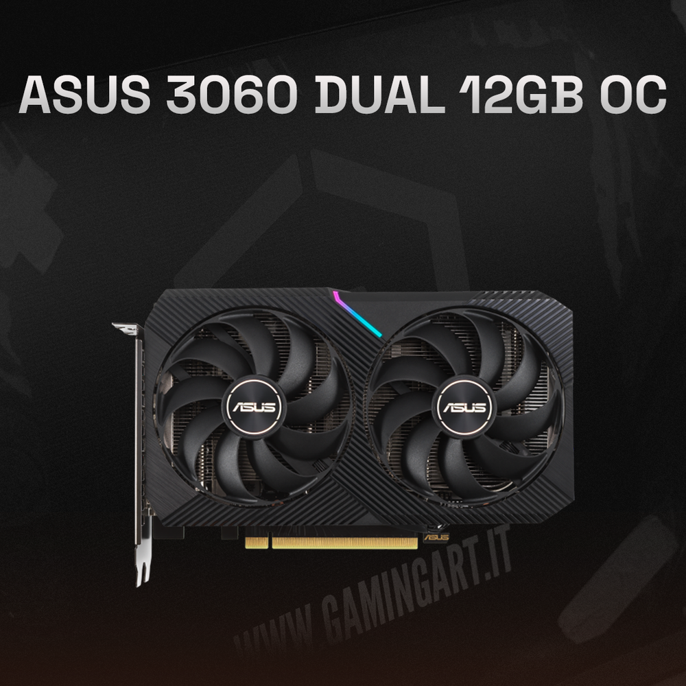 ASUS Dual GeForce RTX™ 3060 V2 OC Edition 12GB GDDR6 DLSS 3